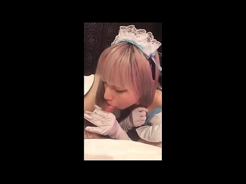 ❤️ Јапански идол [маиука], костим француске собарице, први део, пушење и дркање са лосионом ☑  Секс на sr.yh9n.top ❌